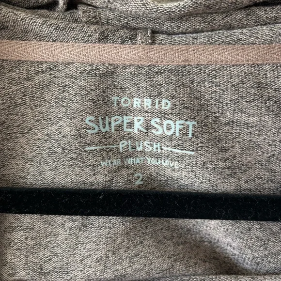 Torrid Super Soft Plush Cowl Neck Sweater Tunic - Picture 2 of 9